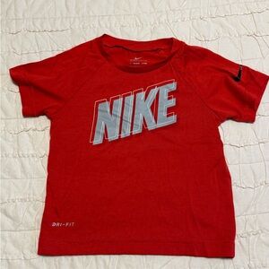 Nike Kids Red Short Sleeve Tee